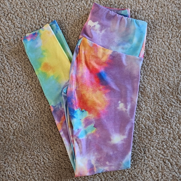 Goldsheep Pants - Goldsheep Neon Tie Dye Leggings